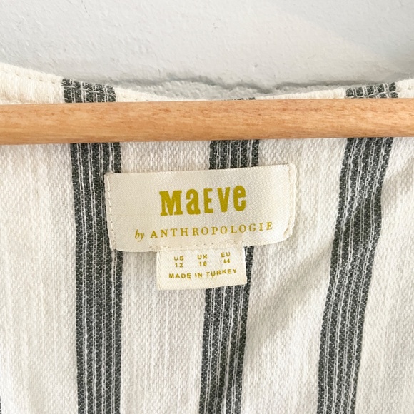 Anthropologie x Maeve Taylor Swift Engagement dress inspired Cotton Stripes 12 - Picture 6 of 16